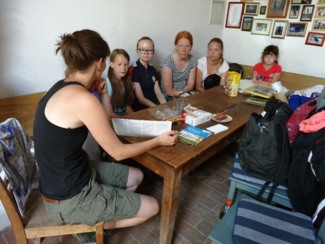 Theorieunterricht im Reiterstübchen
